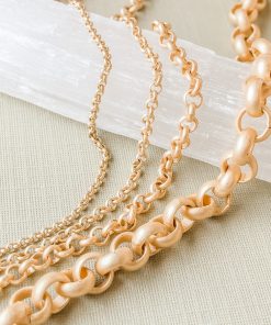 11mm Brushed Gold Plated Paperclip Chain – Beads, Inc.